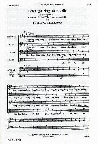 Go Ring Dem Bells For SATB